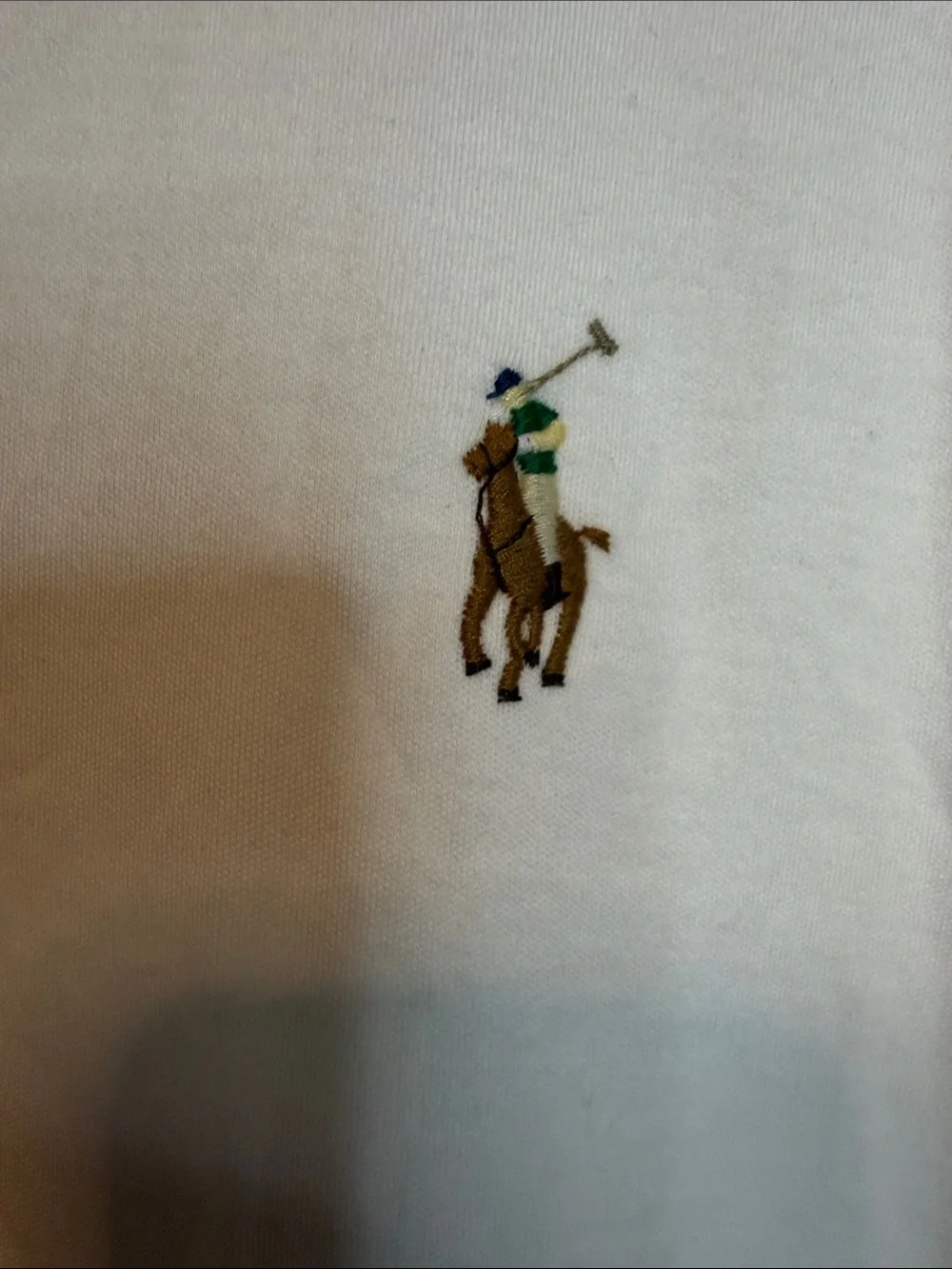Polo by Ralph Lauren White Short-Sleeve Classic Fit Polo with Pony Logo Size XXL